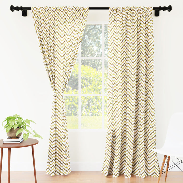 polyester long door curtains