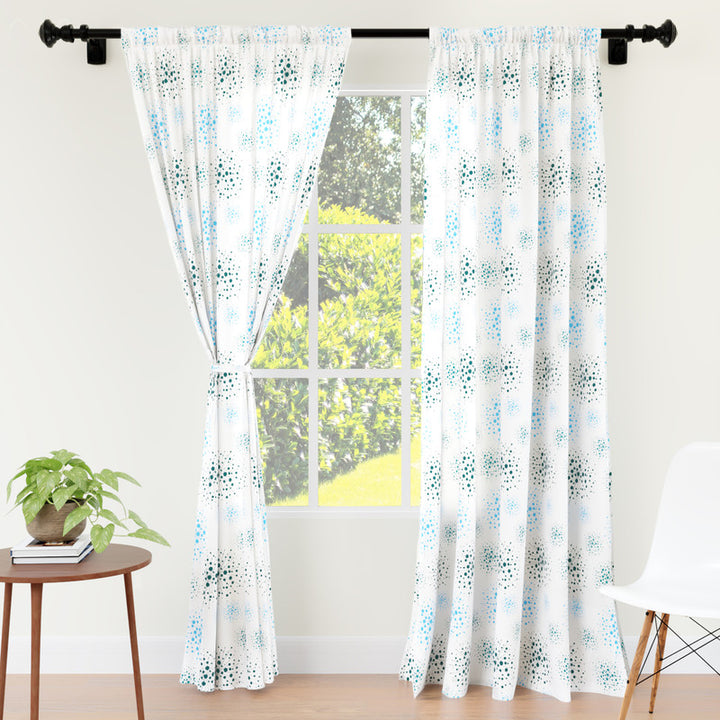 polyester long door curtains