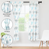 polyester window curtains