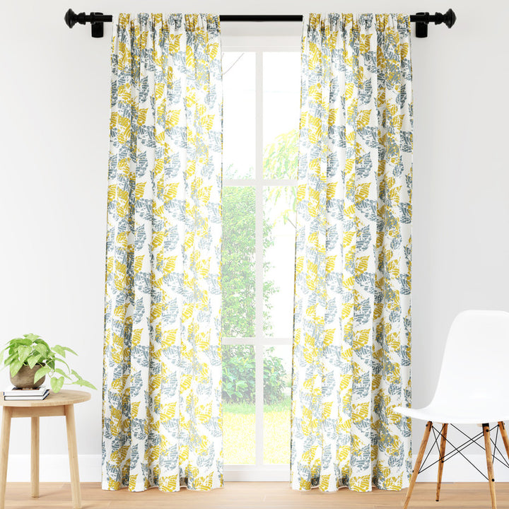 polyester long door curtains