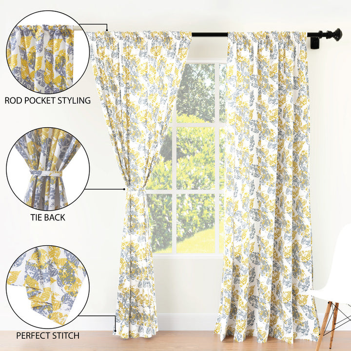 polyester long door curtains