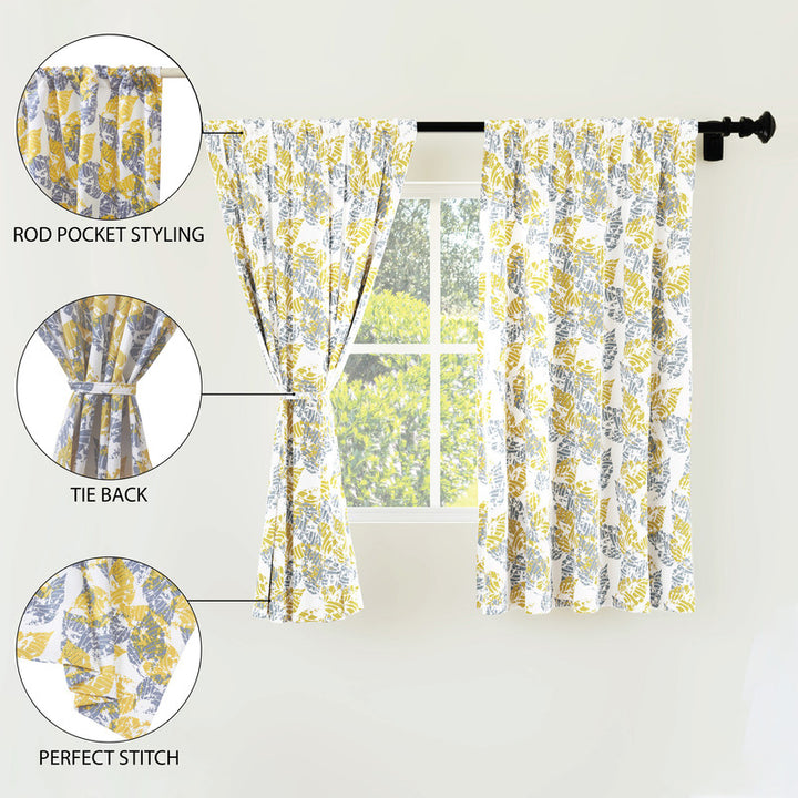 polyester window curtains