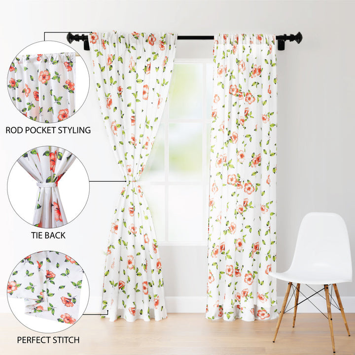 polyester long door curtains