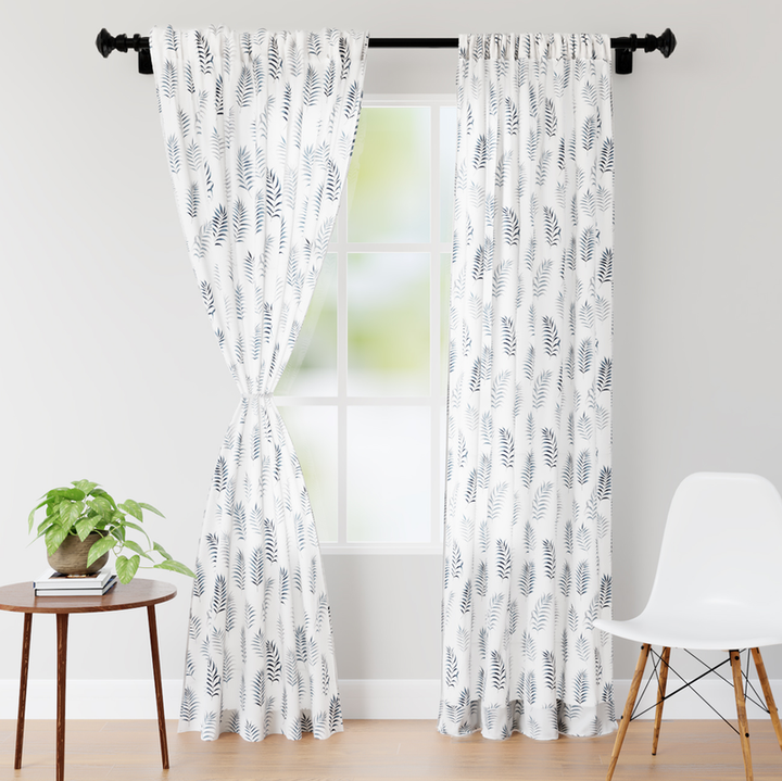 polyester long door curtains