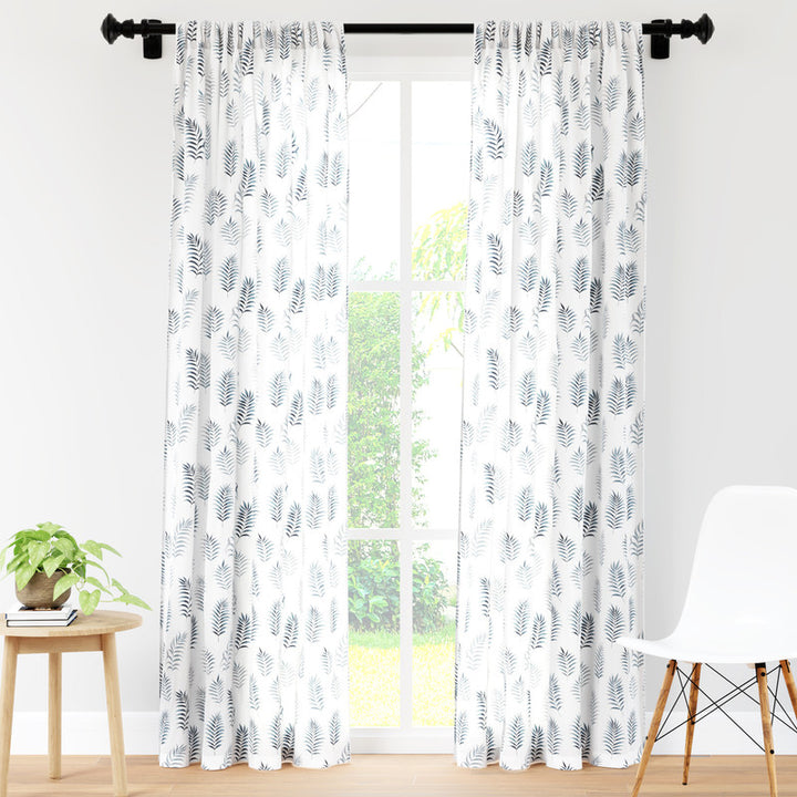 polyester long door curtains