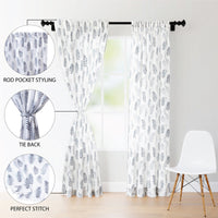 polyester long door curtains