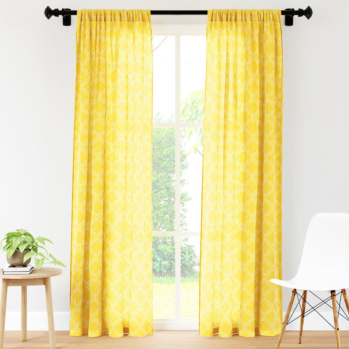 polyester long door curtains