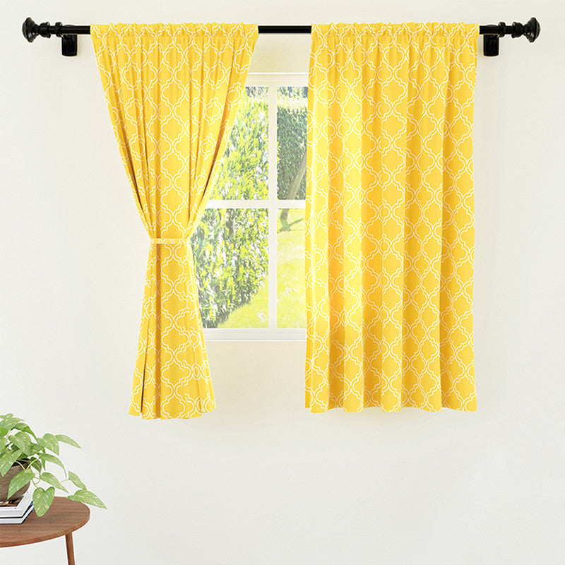 polyester window curtains