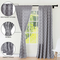 polyester long door curtains