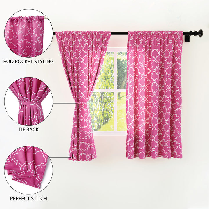 polyester window curtains