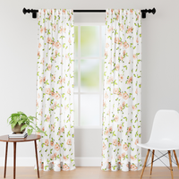 polyester long door curtains