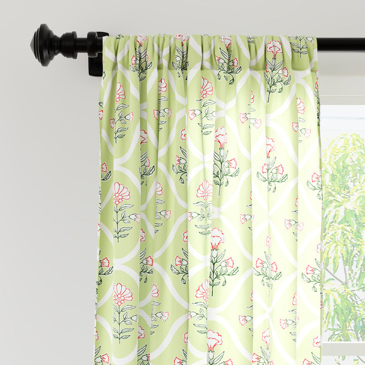 polyester long door curtains