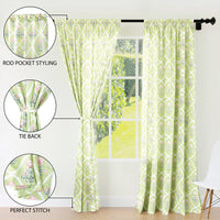 polyester long door curtains