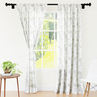 polyester long door curtains