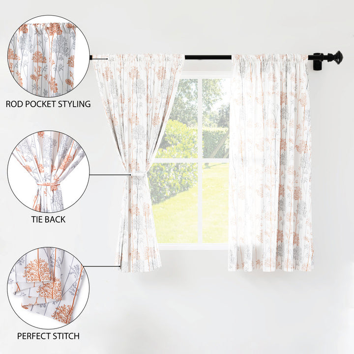 polyester window curtains