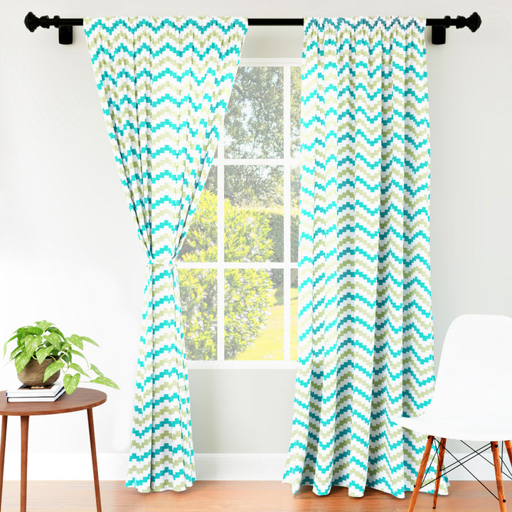 polyester long door curtains