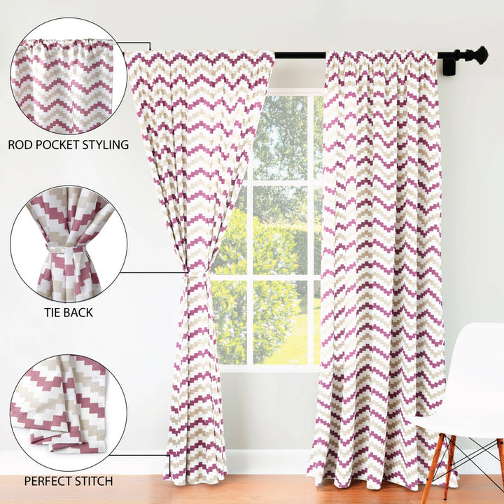 polyester long door curtains