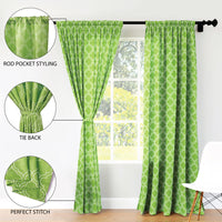 polyester long door curtains