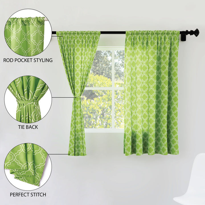 polyester window curtains