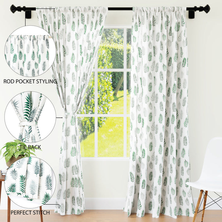 polyester long door curtains