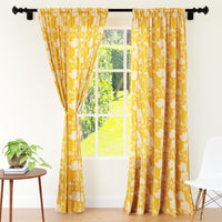 polyester long door curtains