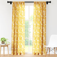 polyester long door curtains