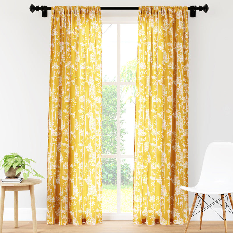 polyester long door curtains