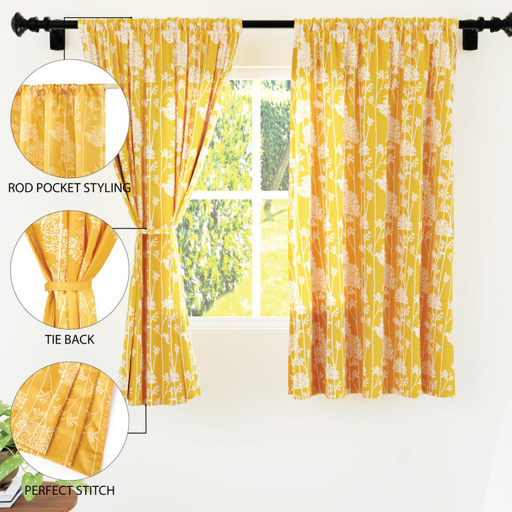 polyester window curtains