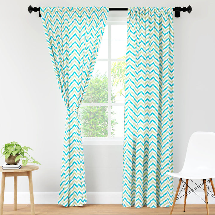 polyester long door curtains