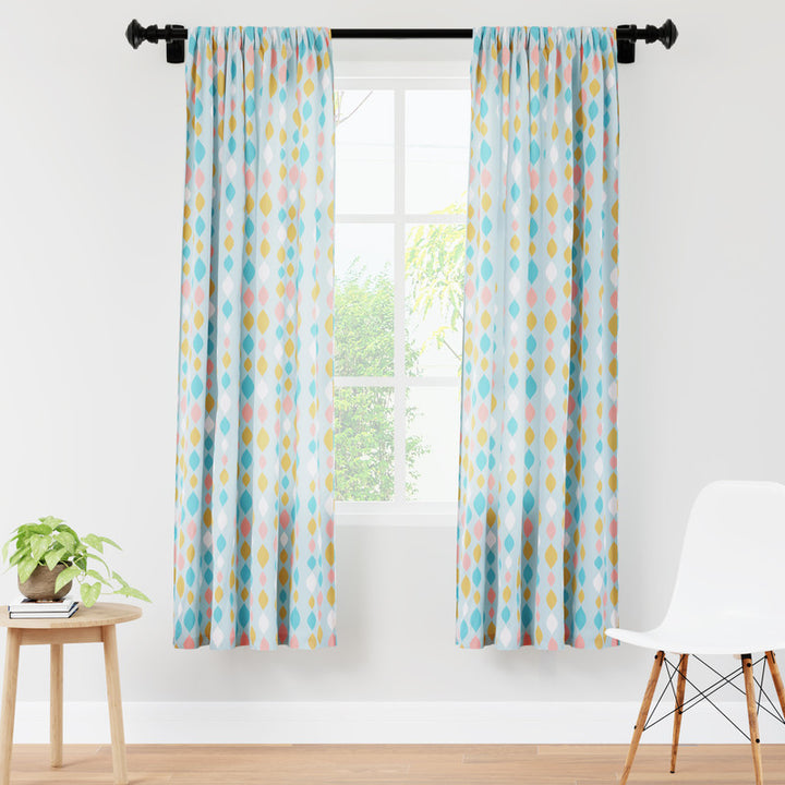 polyester window curtains