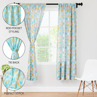 polyester window curtains