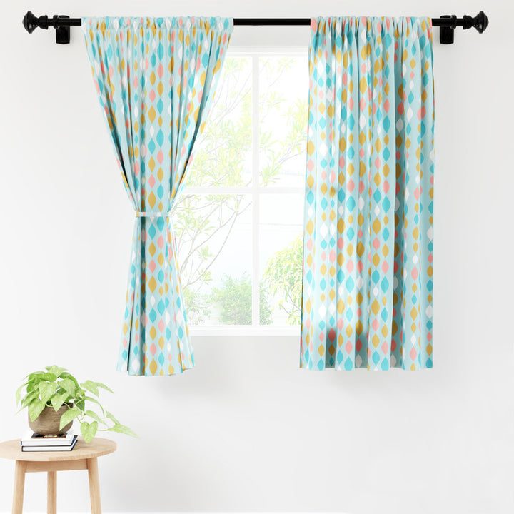 polyester window curtains