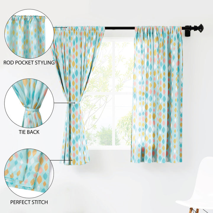 polyester window curtains