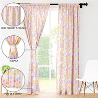 polyester long door curtains