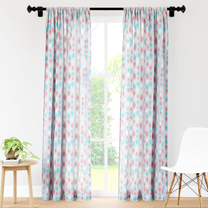 polyester long door curtains