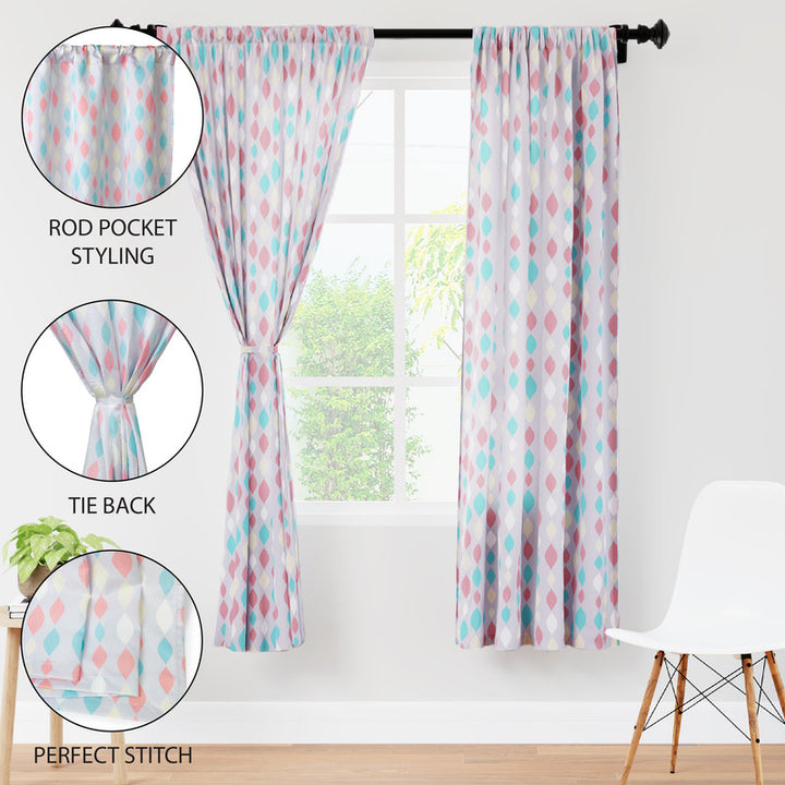 polyester window curtains