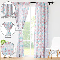 polyester long door curtains