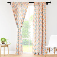 polyester long door curtains