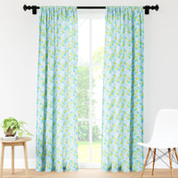 polyester long door curtains