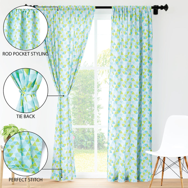 polyester long door curtains