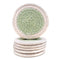 Cotton Sage & Off White Coaster