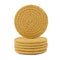 Cotton Yellow Coaster