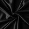 Satin Polyester Silk Black Fabric