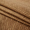 Quilted Polyester Fabric Brown Fabric