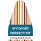 20s Sheeting - Silver Multistripe Ironing Board Cover (Pack of 1)
