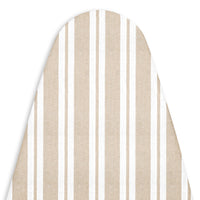 Cotton Franca Beige Stripes Ironing Board Cover (Pack of 1)