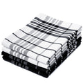 Cotton Black Non-terry Kitchen Towel (Pack of 4)