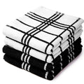 Cotton Black Terry Kitchen Towel (Pack of 4)