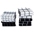 Cotton Black Combo Kitchen Towel (Pack of 12)