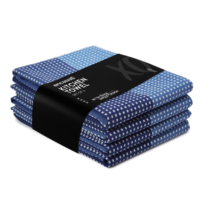 Cotton Blue Kitchen Towel